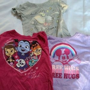 3 pack disney shirts